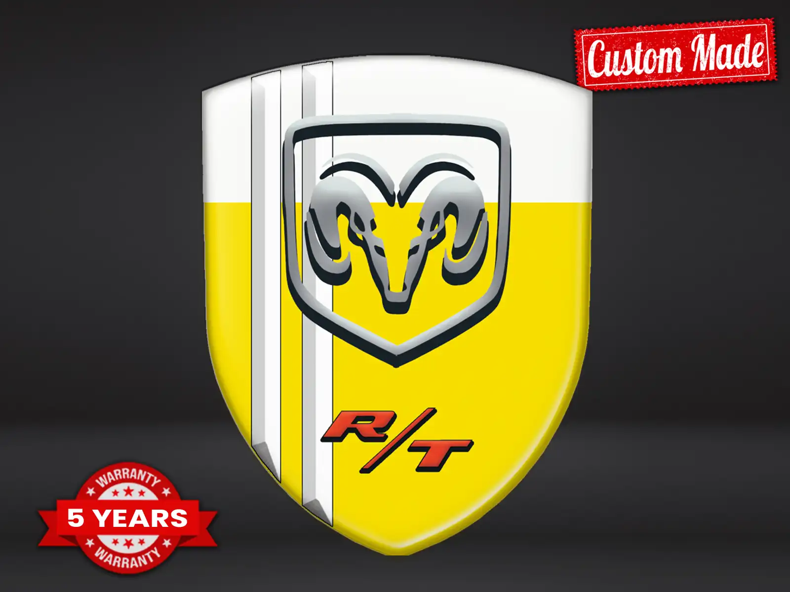 Dodge Domes Label Custom Design Edle Dome Aufkleber
